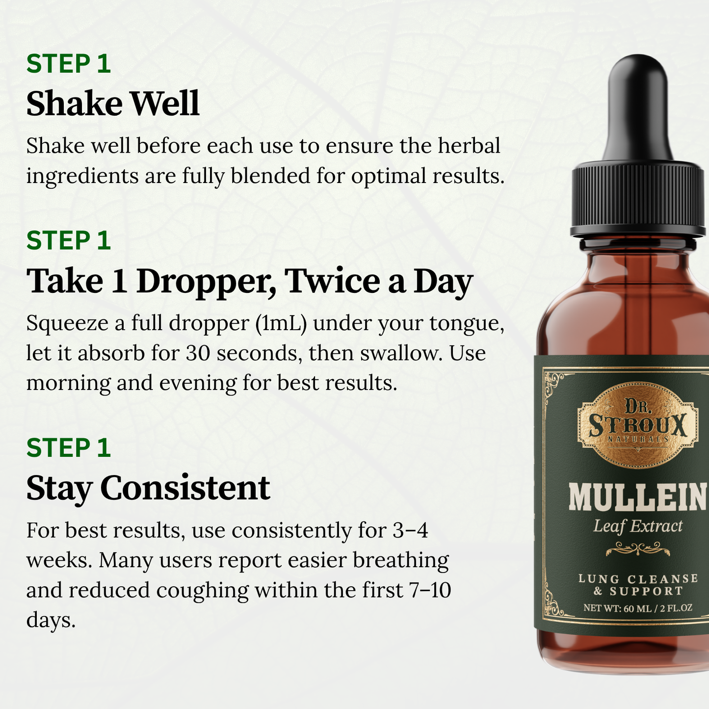 Mullein + Chlorophyll Lung Detox