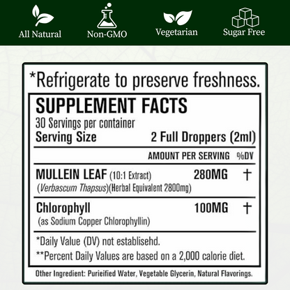 Mullein + Chlorophyll Lung Detox
